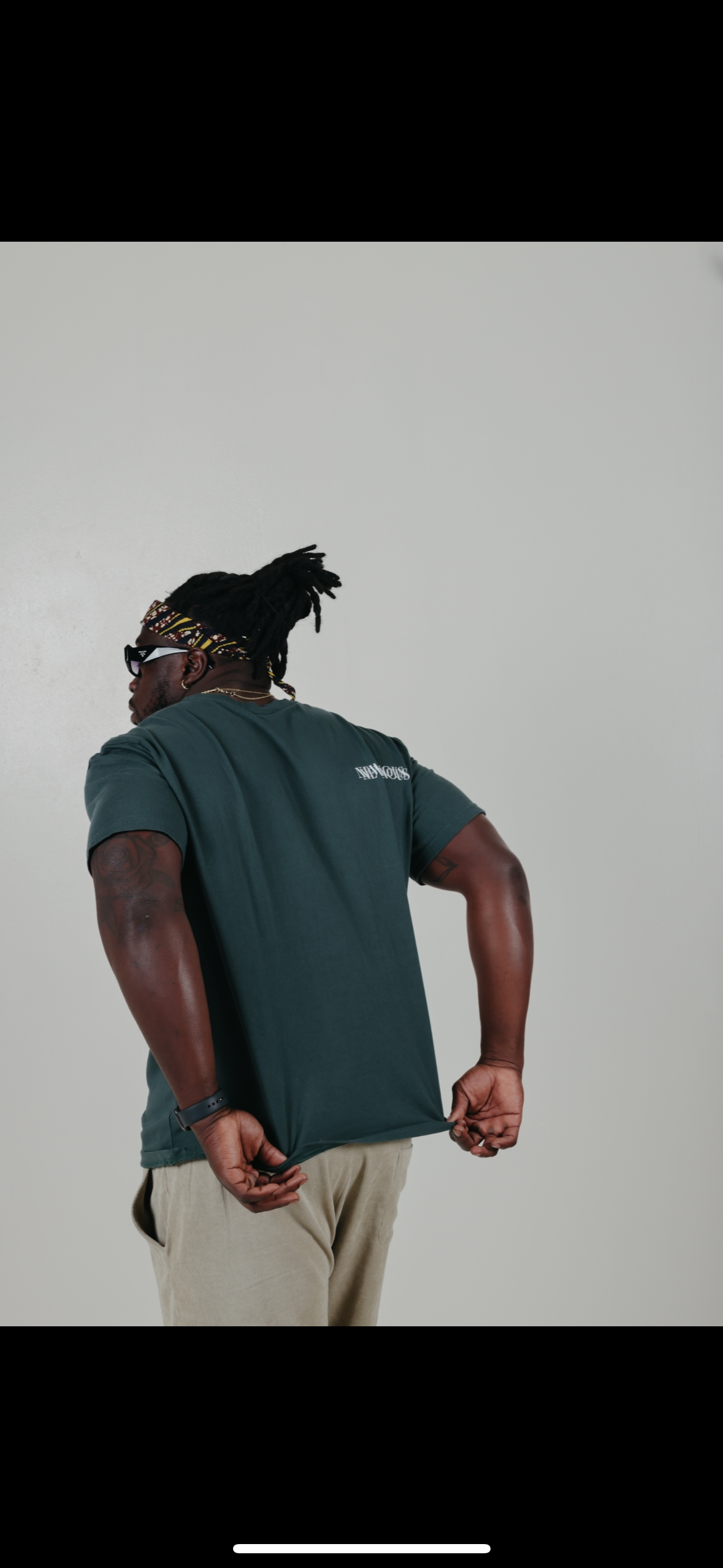 OVERSIZED NN T SHIRT -Forrest Green