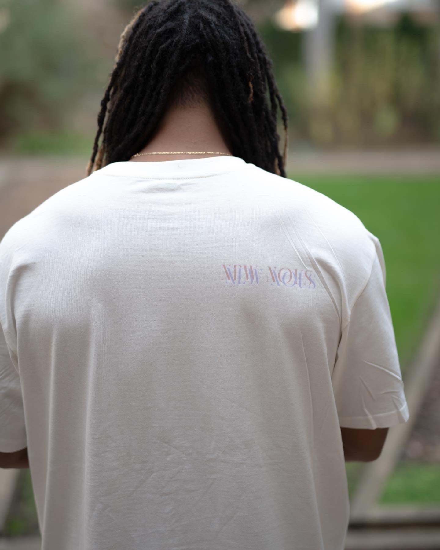 OVERSIZED NN T SHIRT -CREAM